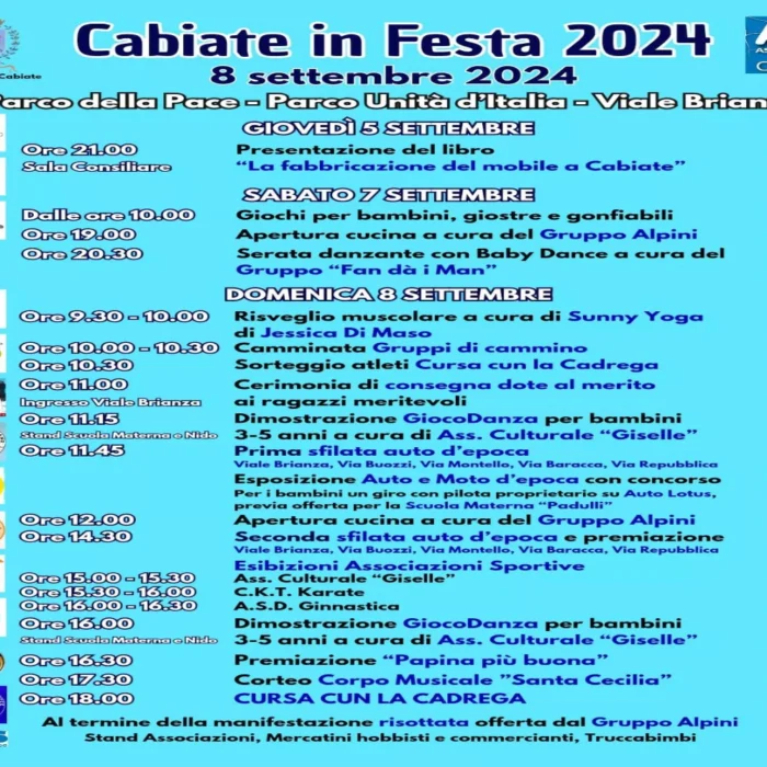 Jessica Sunny Yoga a “Cabiate in festa 2024”